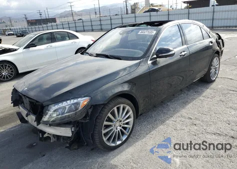 2015 Mercedes-Benz S 550 из США, поврежденный, VIN WDDUG8CB6FA168422